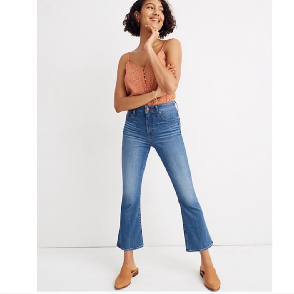 MADEWELL Curvy Cali Demi Boot Jeans